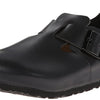 Birkenstock Unisex London SFB Leather Mule,Hunter Black,45 EU/M12 M US