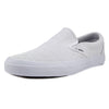 Vans Unisex Classic Slip-On? (Perf Leather) White Men's 11, Women's 12.5 Medium