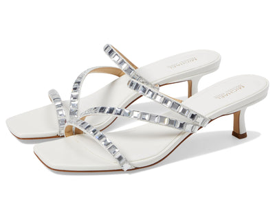 Michael Kors Celia Kitten Slide Optic White 9 M