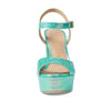Stuart Weitzman Ryder 95 Platform Sandal Capri Ice 9 B