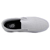 Vans Unisex Classic Slip-On? (Perf Leather) White Men's 11, Women's 12.5 Medium