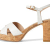 Stuart Weitzman Womens Dayna Platform 80 Cream 8.5 M