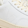 Veja Men's V-12 Stitch Sneakers, Extra White/Khaki, 11 Medium US