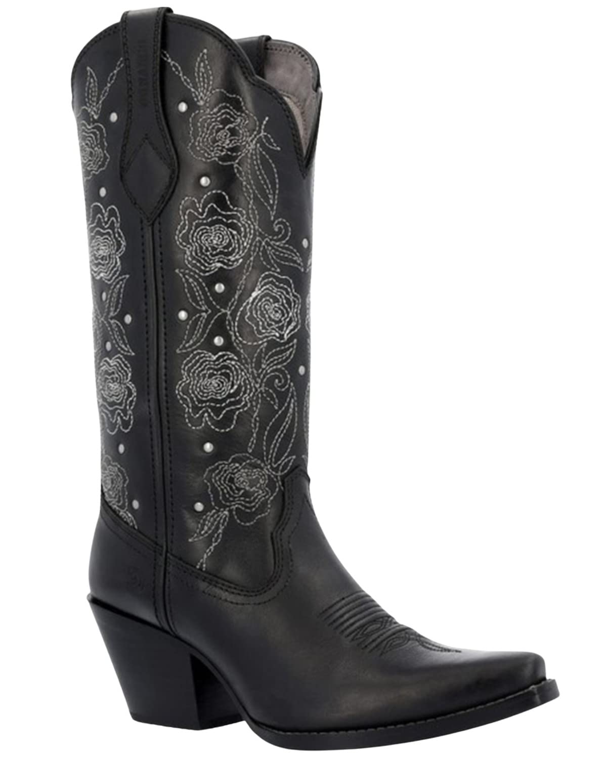 Durango Crush Women’s Black Rosewood Western Boot Size 11(M)