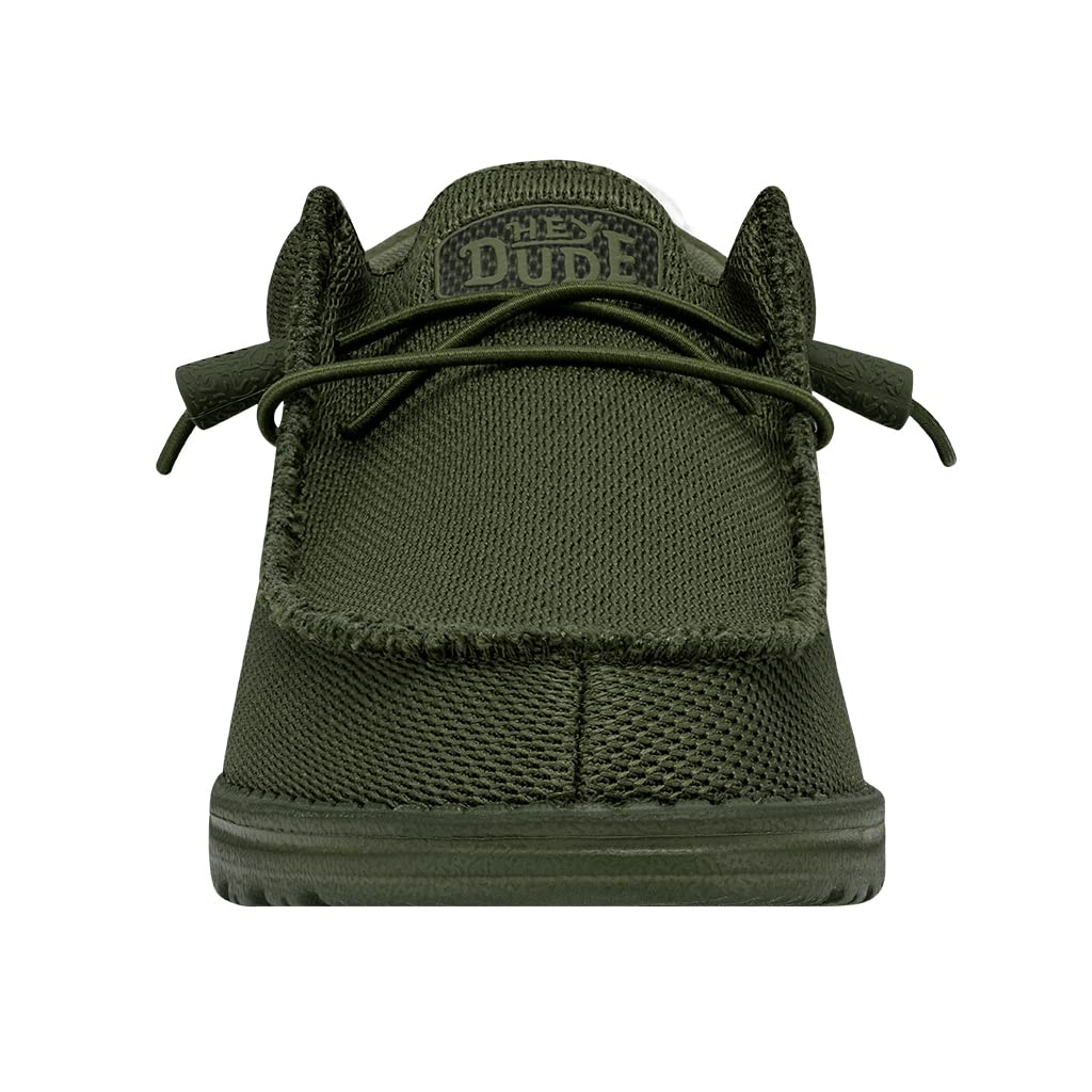 HEYDUDE Men's Wally Funk Mono | Men's Shoes | Men Slip-on Loafers | Comfortable & Light-Weight Forest