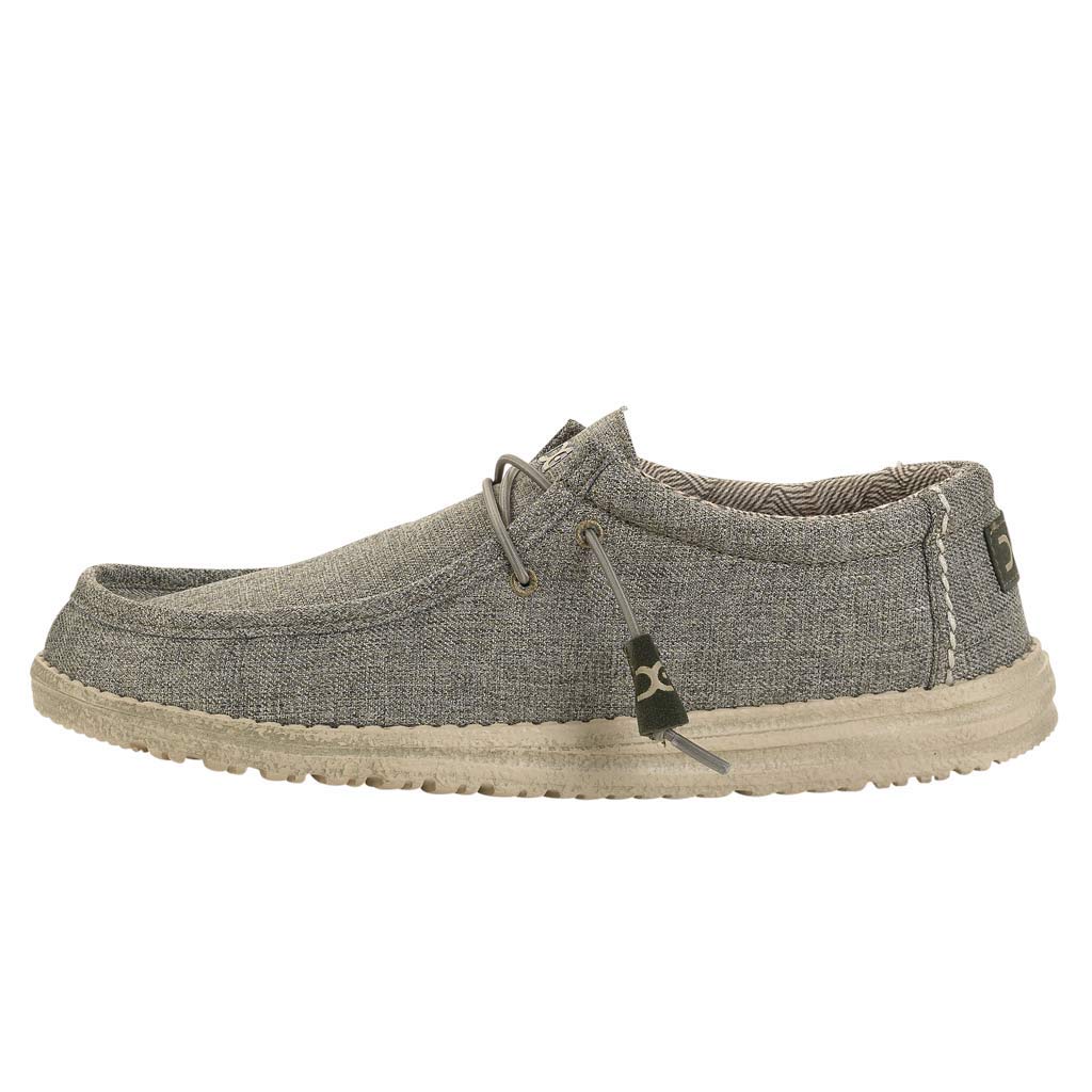 HEYDUDE Women's Wendy Fringe Sage Size 8 | Women's Shoes | Women's Slip On Shoes | Comfortable & Light-Weight