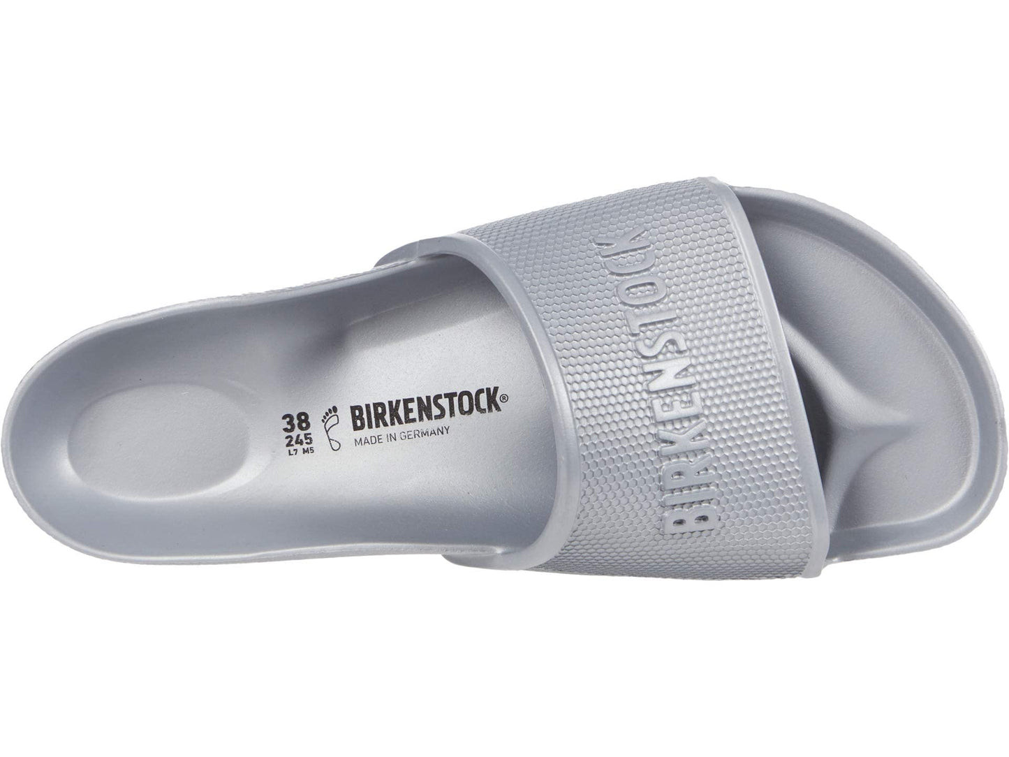 Birkenstock 1017002145 Barbados Silver Eva R 45