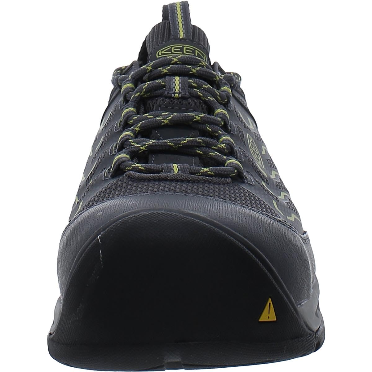 KEEN Utility Women's Flint 2 Sport Low Composite Toe Work Shoe, Magnet/Black, 8.5 Wide US