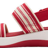 Clarks CloudSteppers Women's Arla Stroll Sandal, Cherry, 5 M US