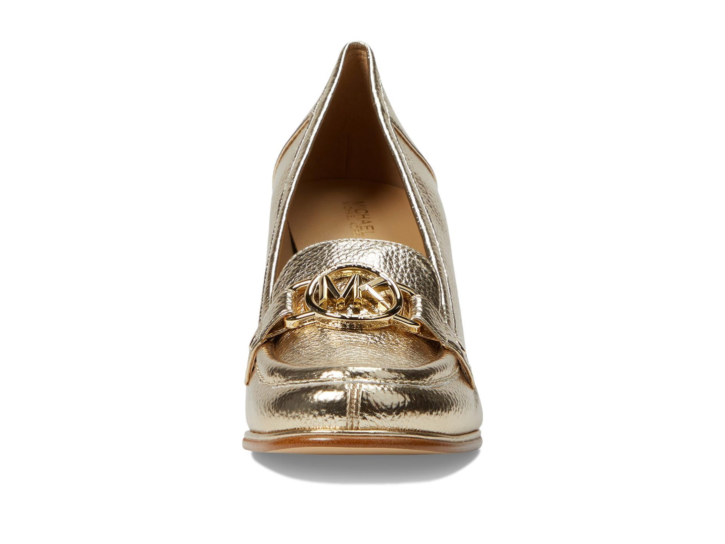 Michael Kors Rory Heeled Loafer Pale Gold 8 M