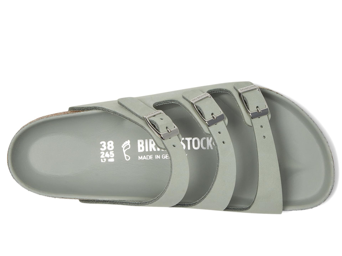 Birkenstock Women's Florida Sandals, Pure Sage, Green, 9-9.5 Narrow US