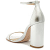 Schutz Women's Cadey Lee Block Prata 8.5 Medium