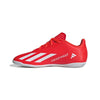 adidas Soccer X Crazyfast Club Indoor (Little Kid/Big Kid) Solar Red/White/Team Solar Yellow 4.5 Big Kid M