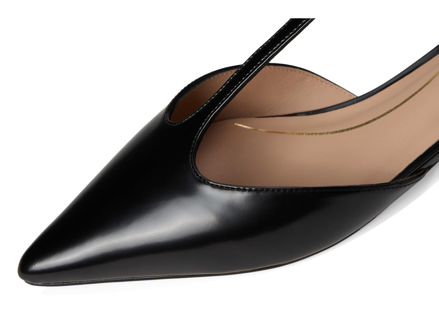 Cole Haan Women's Marlah T-Strap Ballet Flats, Black Box Leather, 11-B US
