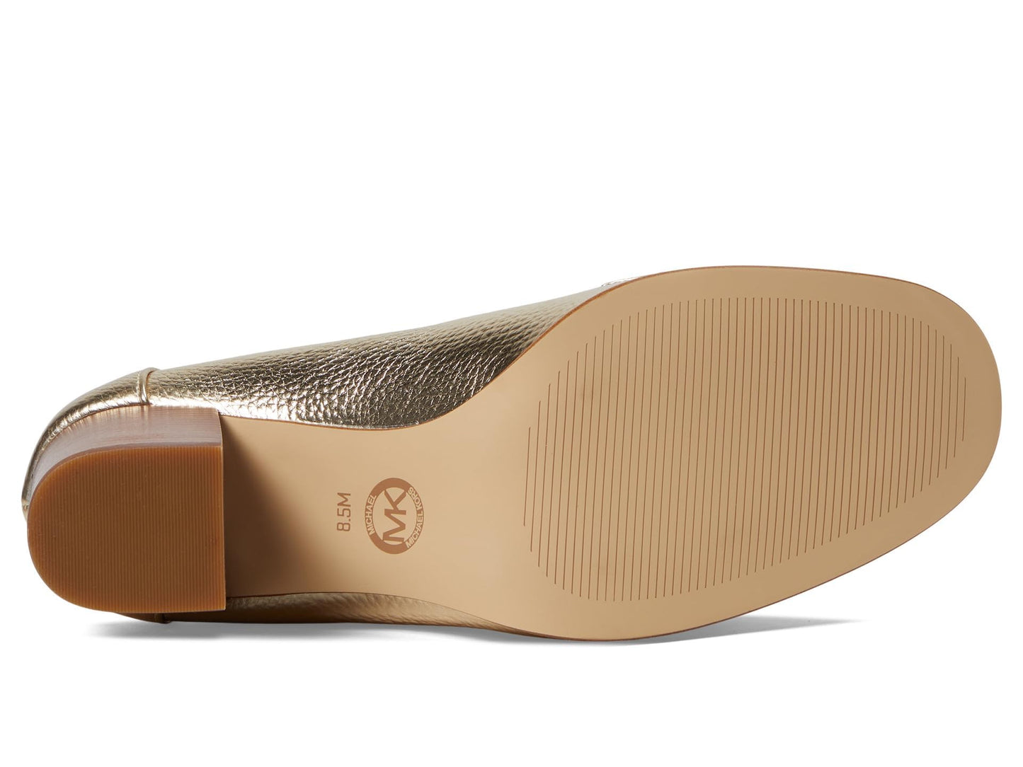 Michael Kors Rory Heeled Loafer Pale Gold 8 M