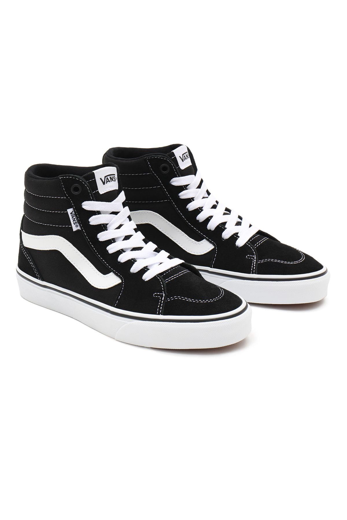 Vans Damen Filmore Hi Sneaker, Suede Canvas Black White, 6 US