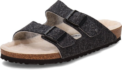 Birkenstock Men's, Arizona Wool Sandal - Regular Width Anthracite 41 M