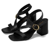 Stuart Weitzman Women's Benni 75 Sandal Pump, Black, 8.5