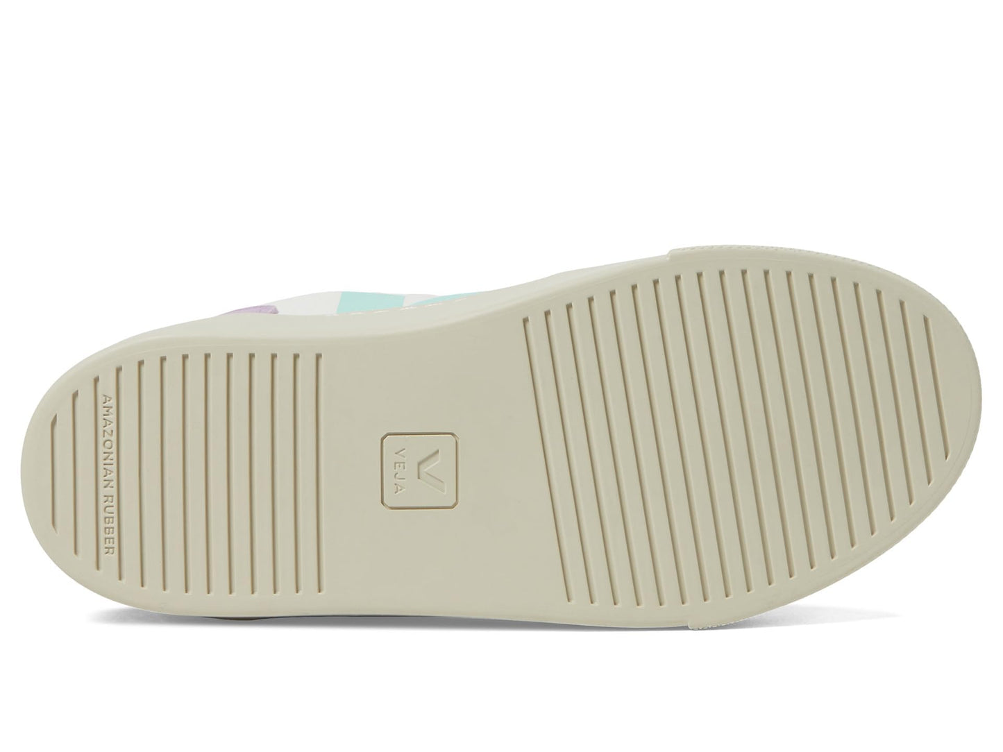 VEJA Unisex Small V-12 (Little Kid/Big Kid) Extra-White_Multico-Orchid 3, Medium
