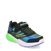 Skechers Unisex-Child Thermoflux 2.0 - Brodox Sneaker, Black/Blue/Lime, 13 Little Kid