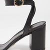 Stuart Weitzman Women's Nearlybare Sandals, Black, 8 Medium US