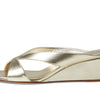 Stuart Weitzman Miami 50 Wedge Slide Platino 10.5 B