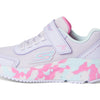 Skechers Kids Girls Skechers Elite Sport Tempo-Statement Swirl Sneaker, Lavender/Multi, 1 Little Kid