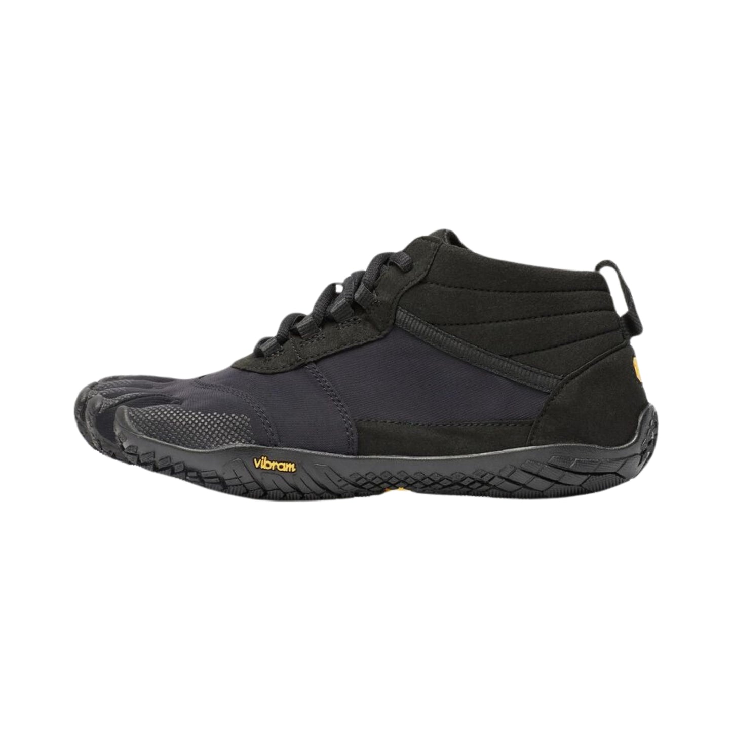 Vibram Women's FiveFingers V-Trek | Barefoot All-Terrain Outdoor Shoe for Hiking & Light Trail, Black/Black, 38 EU / 7.5-8 US