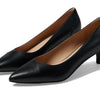 Cole Haan Women's Brenley Pump 45 mm, Black Waterproof Leather, 8.5