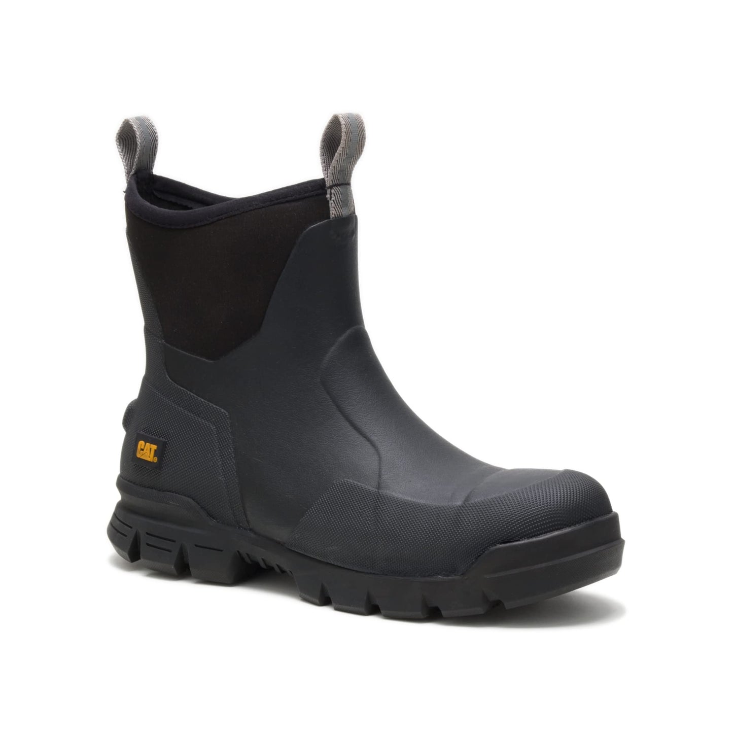 Caterpillar unisex adult Stormers 6" Steel Toe Work Construction Boot, Black, 14 Women 12 Men US