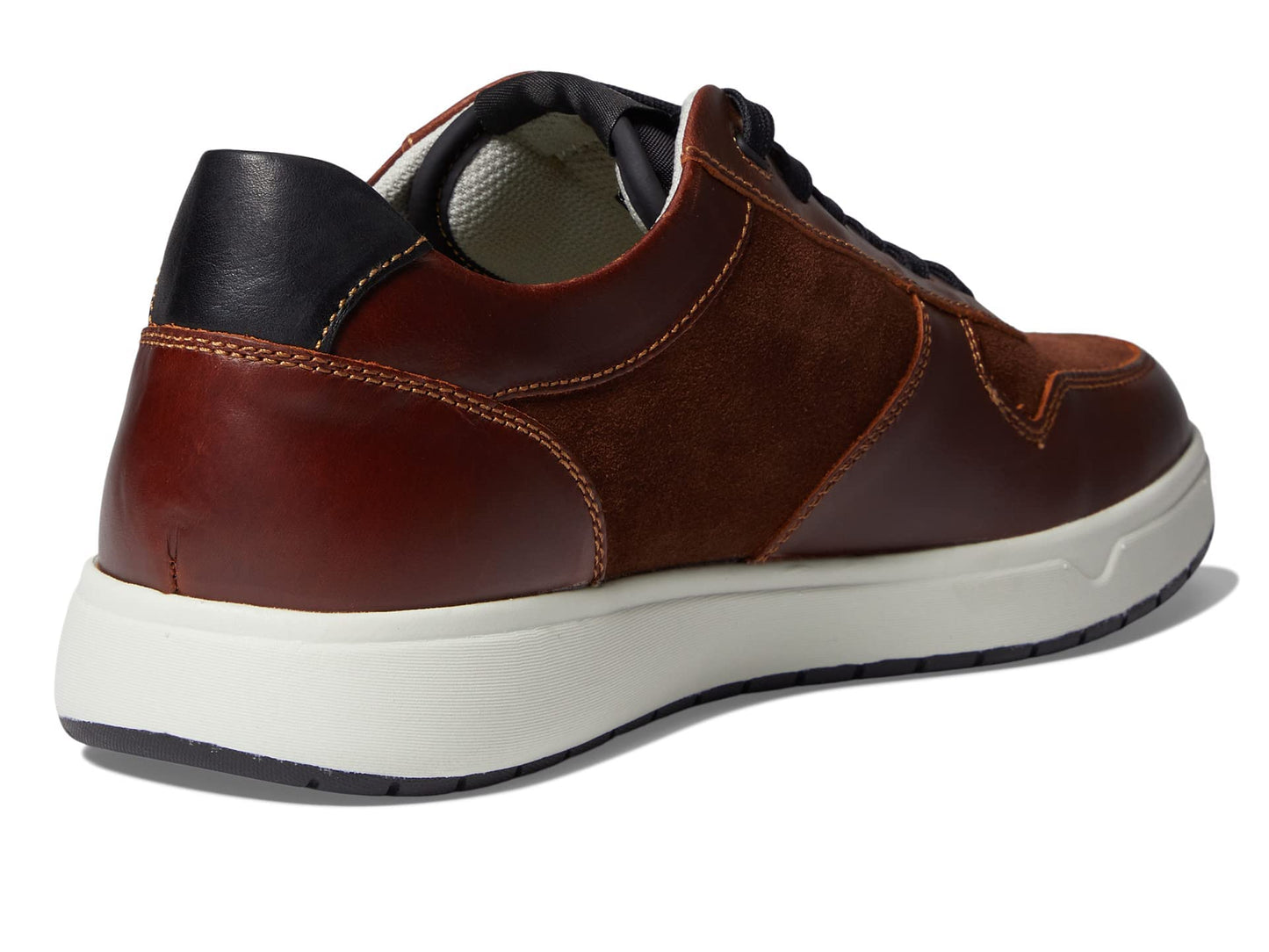 Florsheim Heist 6-Eye Lace-Up Sneaker Cognac Smooth/Cognac Suede/Black Smooth 11 M (D)