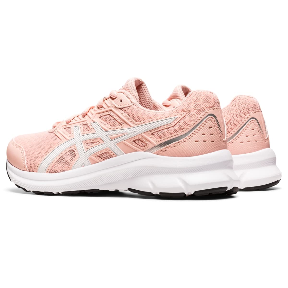 ASICS Kid's JOLT 3 Grade School Running Shoes, 3.5, Frosted Rose/White