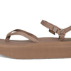 Teva Women's Flatform Sandal Slim, Caribou, 6