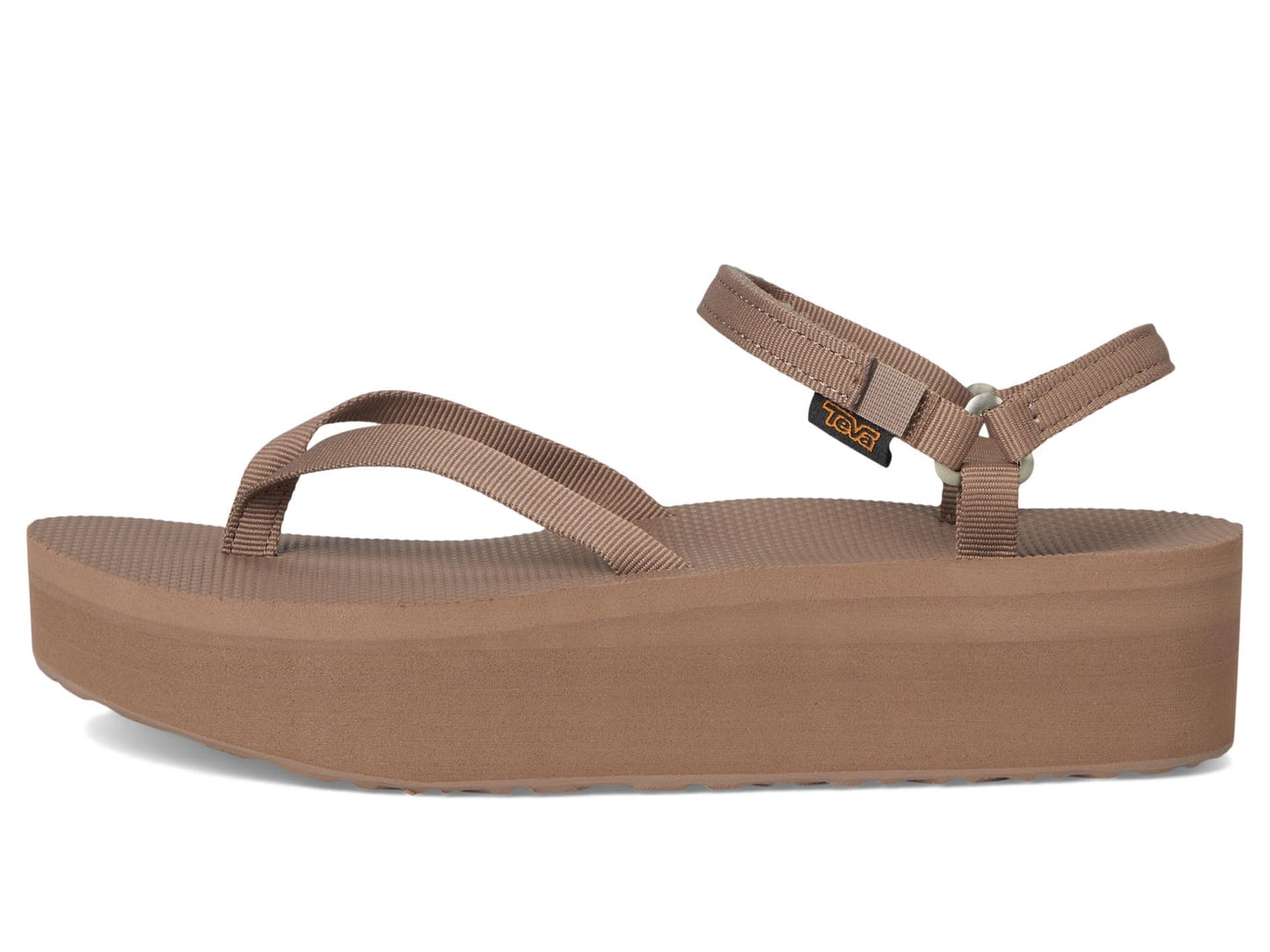 Teva Women's Flatform Sandal Slim, Caribou, 6