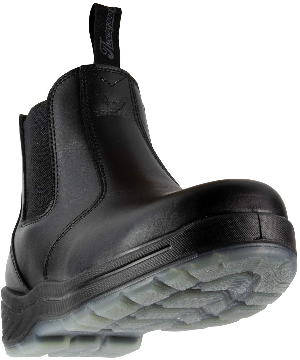 Thorogood 804-6134M100: 6″ Black Quick Release Station Boot Safety Toe with Translucent Bottom, 100M