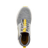 HEYDUDE Men's Sirocco M Mid Trail Heather Grey/Yellow Size 7 | Men's Shoes | Men Slip-on Sneakers | Comfortable & Light-Weight
