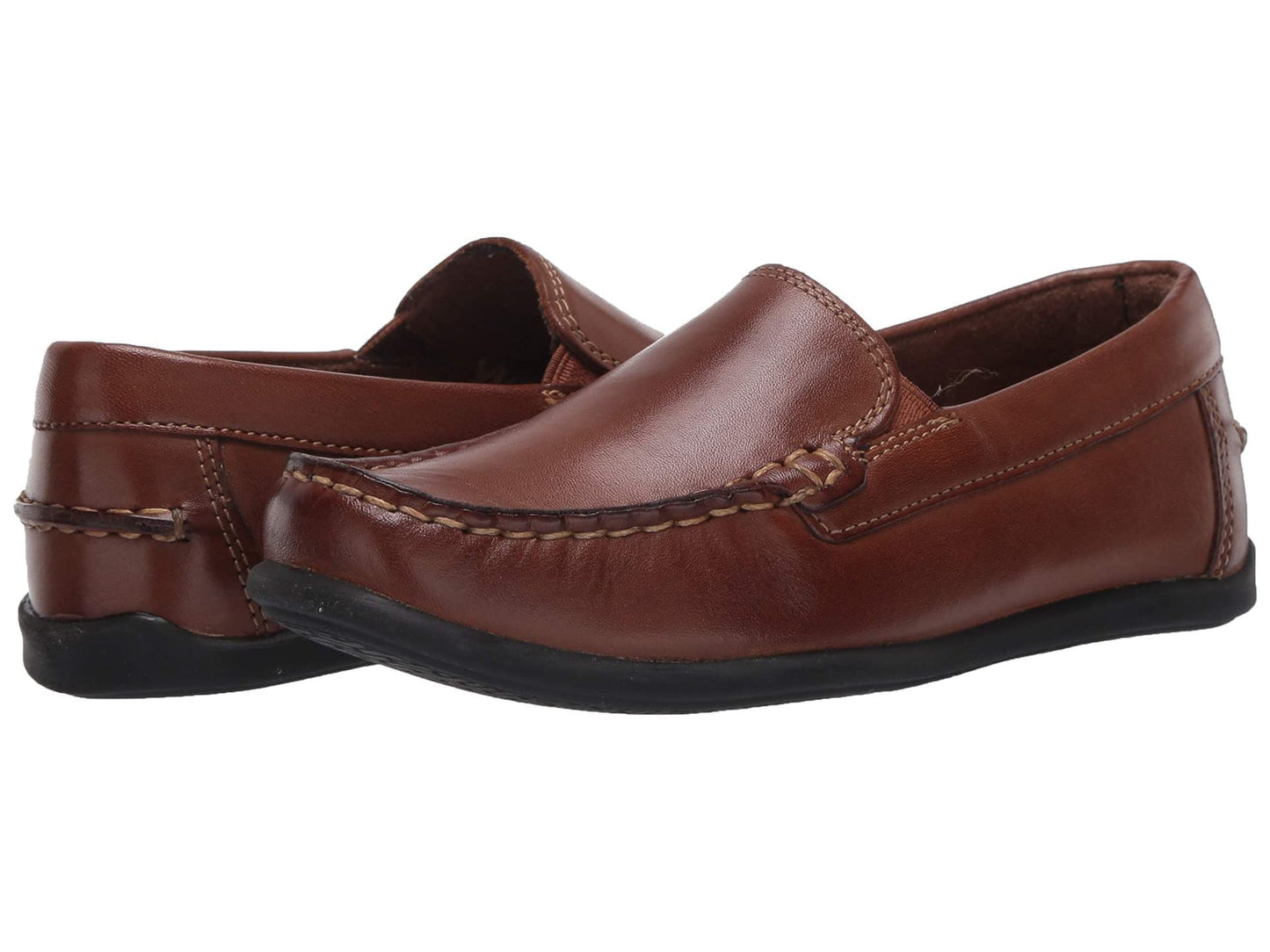 Florsheim Boy's Jerod Venetian Jr. (Toddler/Little Kid/Big Kid) Saddle Tan 6.5 Big Kid M