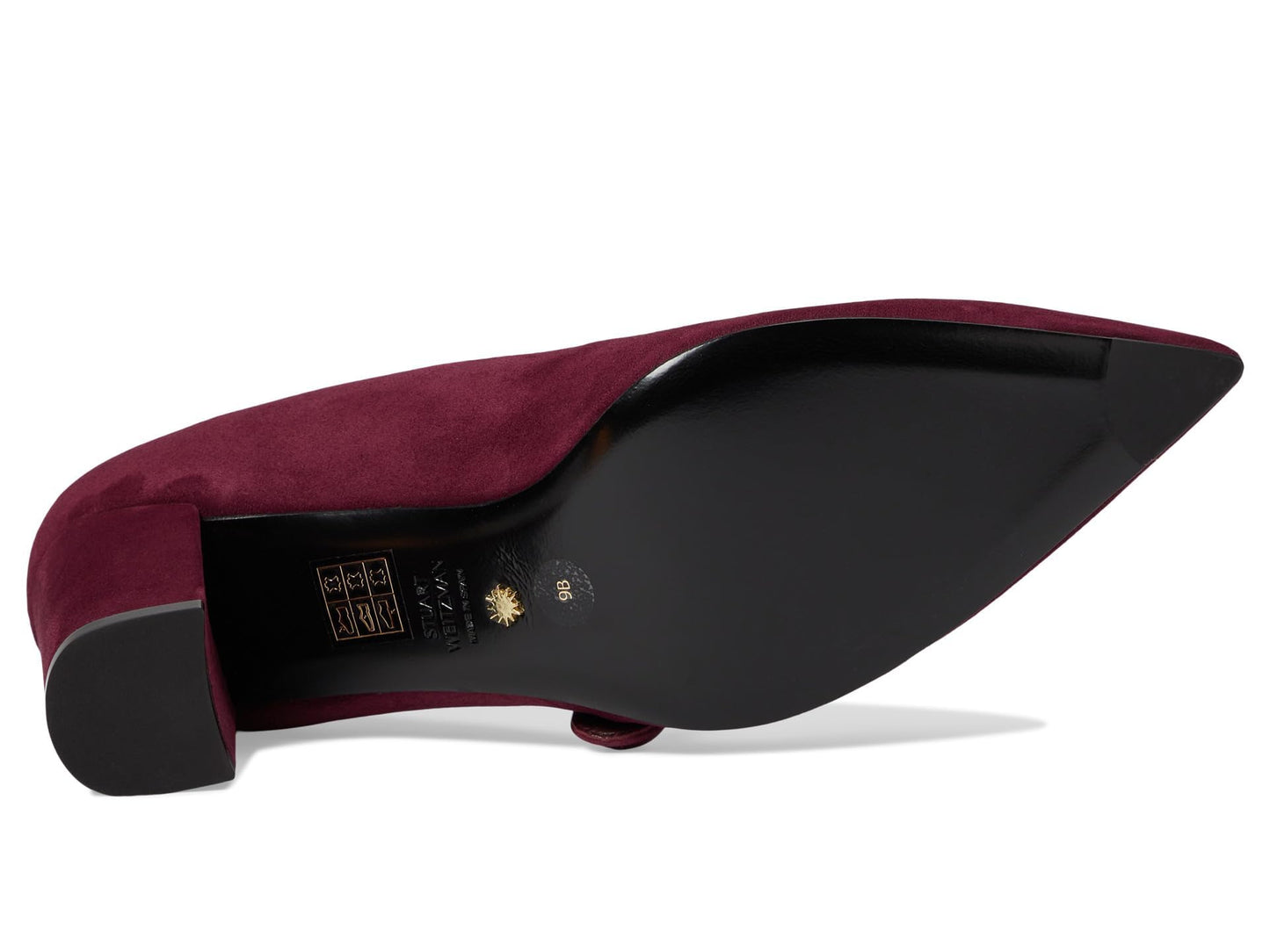 Stuart Weitzman SW 75 Mary Jane Pump Cabernet 8 B