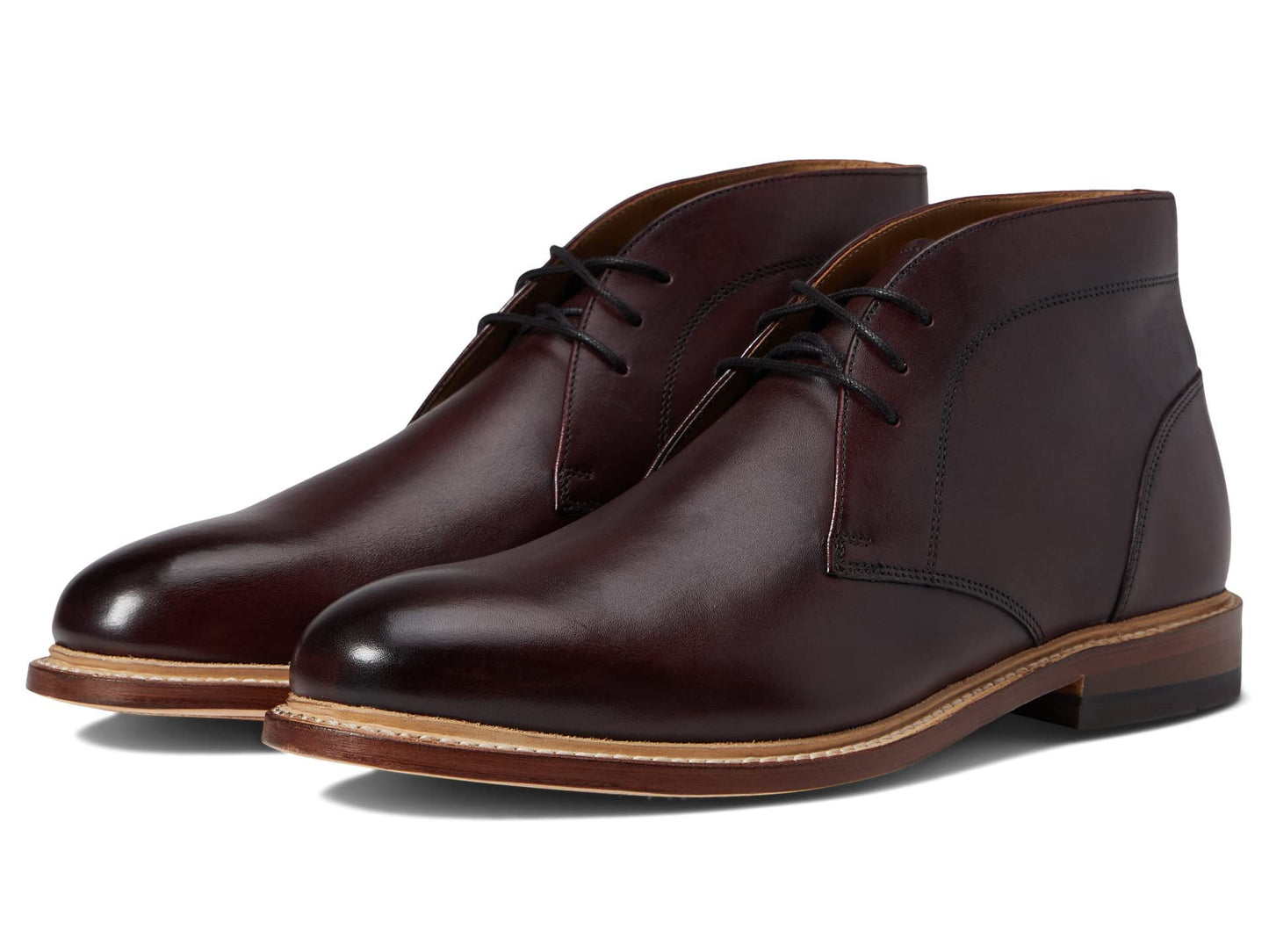 Florsheim Mens Annuity Chukka Boot, Burgundy, 8.5 US