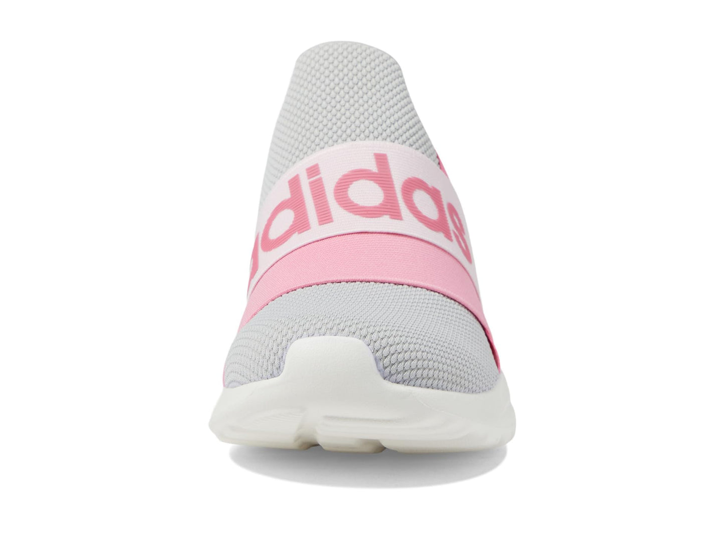 adidas Girl's Lite Racer Adapt 6.0 (Little Kid/Big Kid) Grey Two/Pink Fusion/Bliss Pink 13 Little Kid M