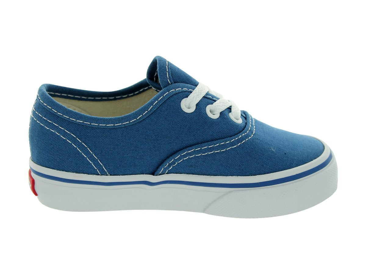 Vans Kid's Authentic Skate Shoe (Toddler) Size 6 Navy/White