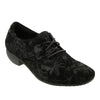 Taos Cobbler Black Printed Suede 6