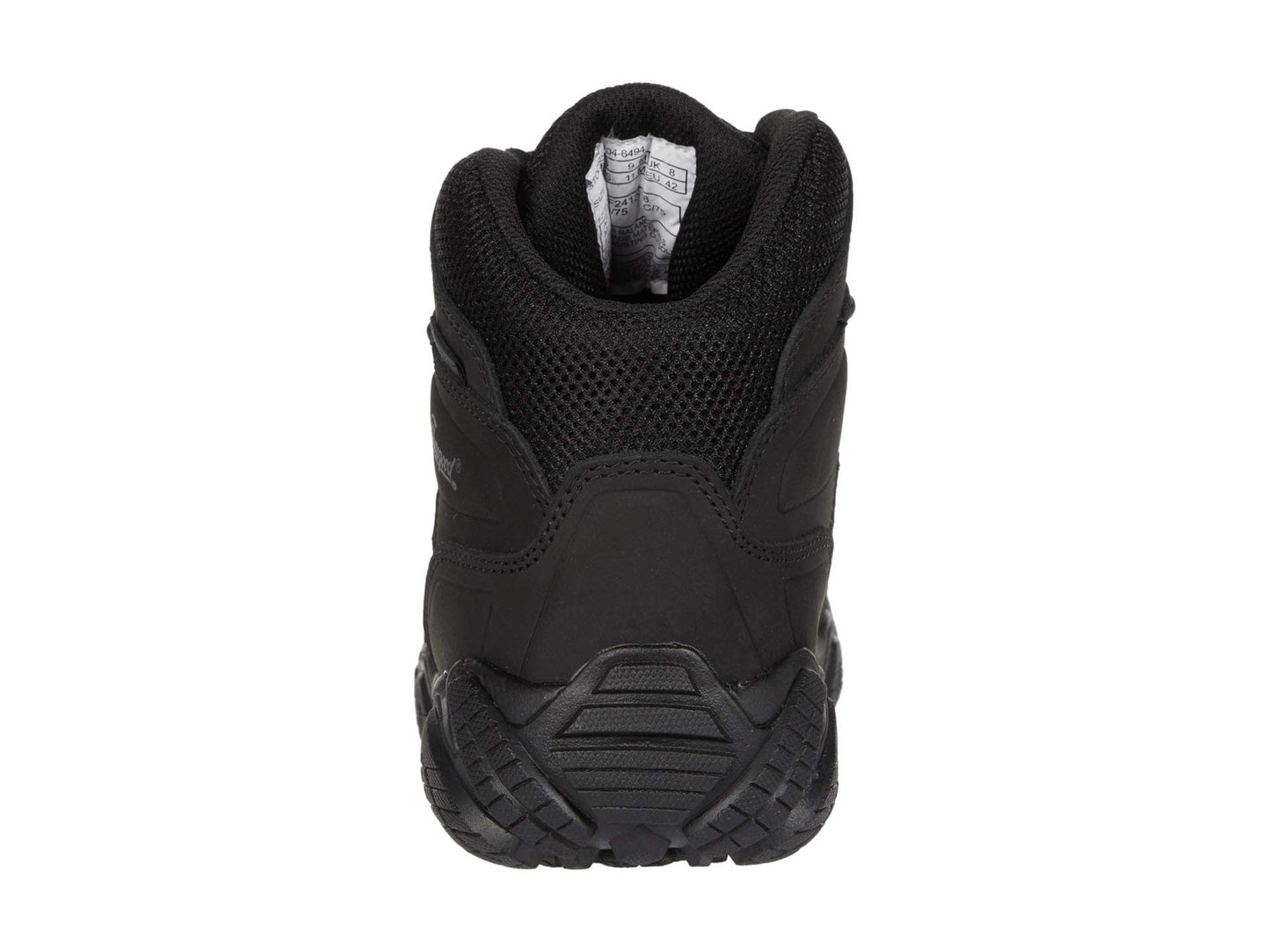 Thorogood Crosstrex Mid Waterproof Hiking Boots for Men - Lightweight Black Leather and Mesh with Toe, Comfort Insole, and Athletic Traction Outsole, Black/Grey - 11.5 M