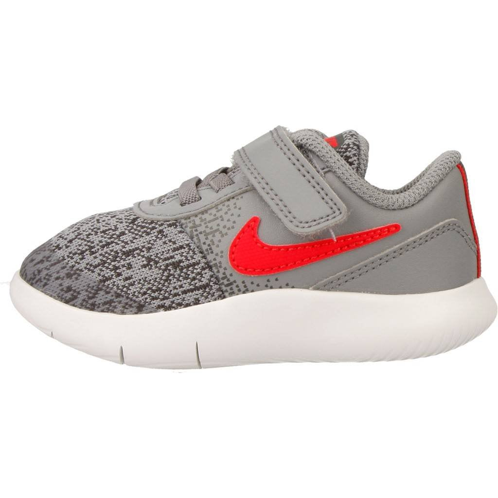 Nike Flex Contact(TDV) (Cool Grey/University Red-anthracite, 8 Toddler)