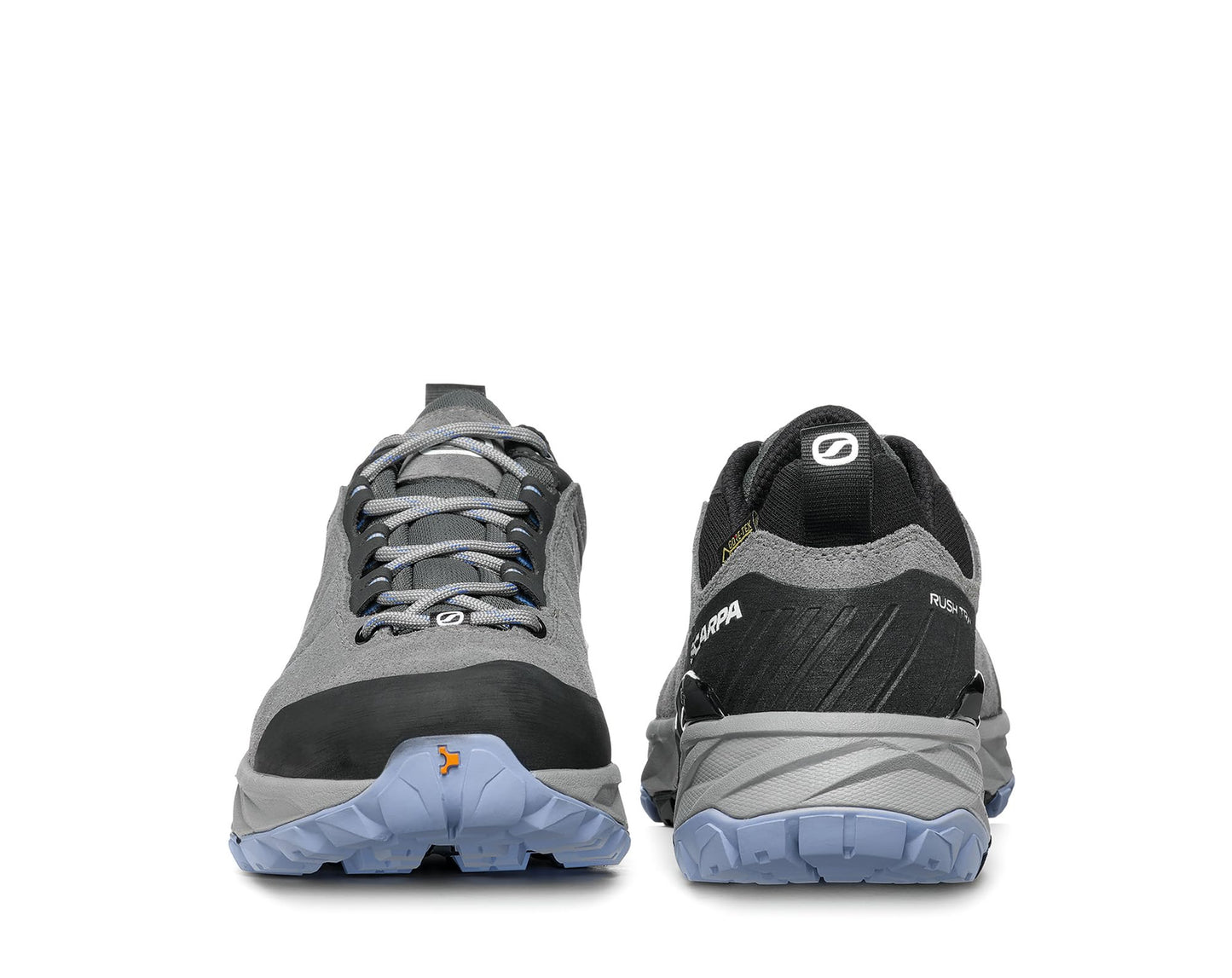 SCARPA Women's Rush Trail GTX Waterproof Gore-Tex Lightweight Hiking Shoes - Smoke/Provence - 7-7.5