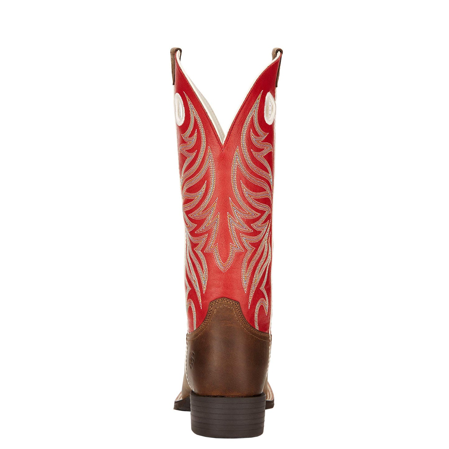 ARIRC Womens Round Up Ryder Western Boot Sassy Brown 7 Wide