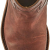 Frye Billy Inside Zip Booties for Women Crafted from Antiqued Pull-Up Leather with Wellington Stitchwork and Piping, Brass Hardware, and Inside Zipper – 5 ¾” Shaft Height, Redwood - 6.5M