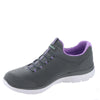 Skechers Sport Summits-Cool Classic Athletic Sneaker Women's Sneaker, 7 C/D US, Charcoal-Lavender-Mint