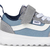 Vans Kids UltraRange 66 V (Toddler) Sneaker, Gray/White/Blue, 8 US Unisex