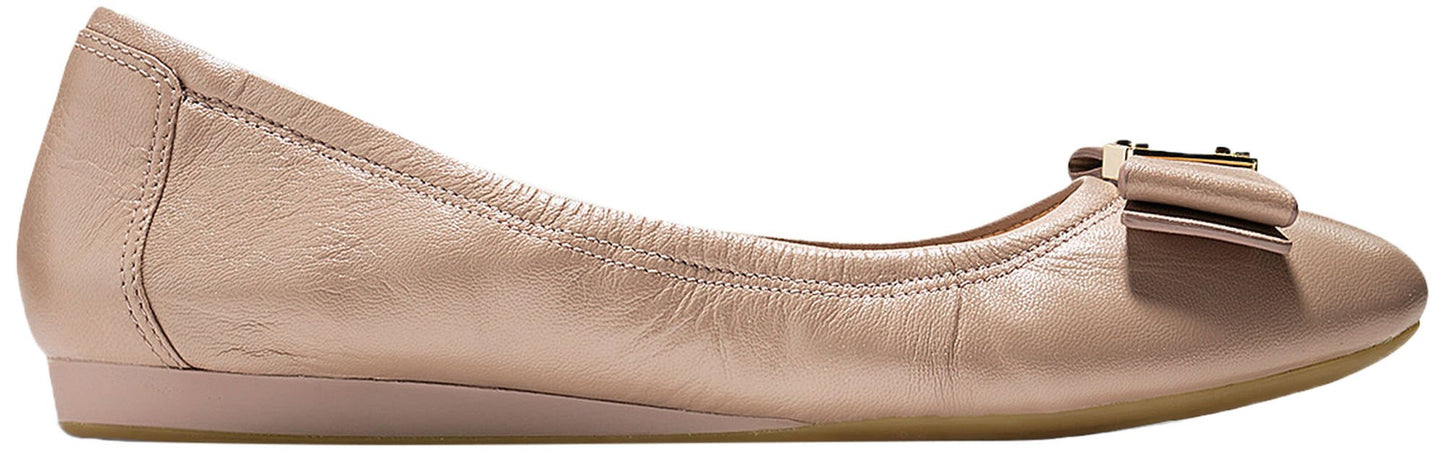 Cole Haan Women's TALI Bow Ballet Shoe, Maple Sugar Leather, 7.5 C US